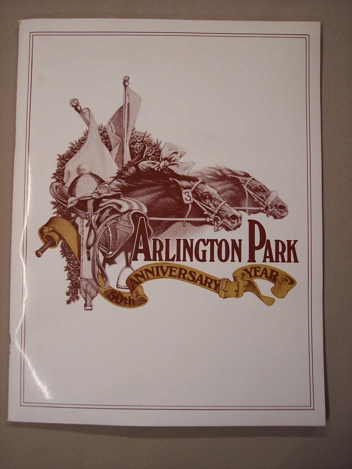 ARLINGTON PARK 50th ANNIVERSARY BOOKLET 1977