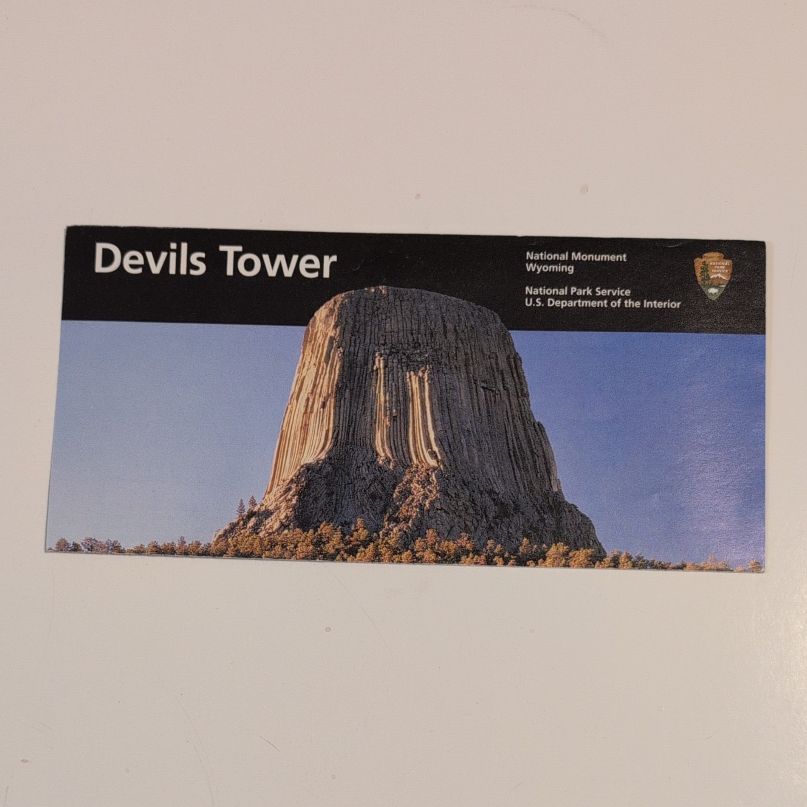 Devil’s Tower National Park Service NPS Unigrid + Pamphlet GPO 2007 Reprint 2007