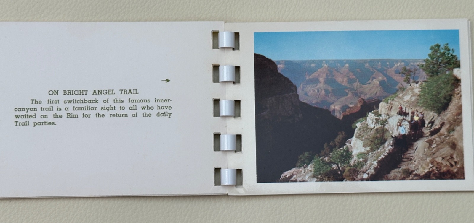 Grand Canyon National Park vintage booklet, 10 photos Published for Fred Harvey