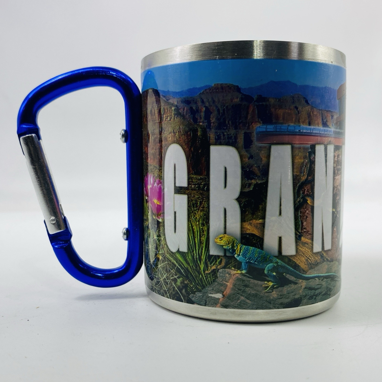 Grand Canyon West National Park Desert USA Mountains Hiking Carabiner Travel Cup
