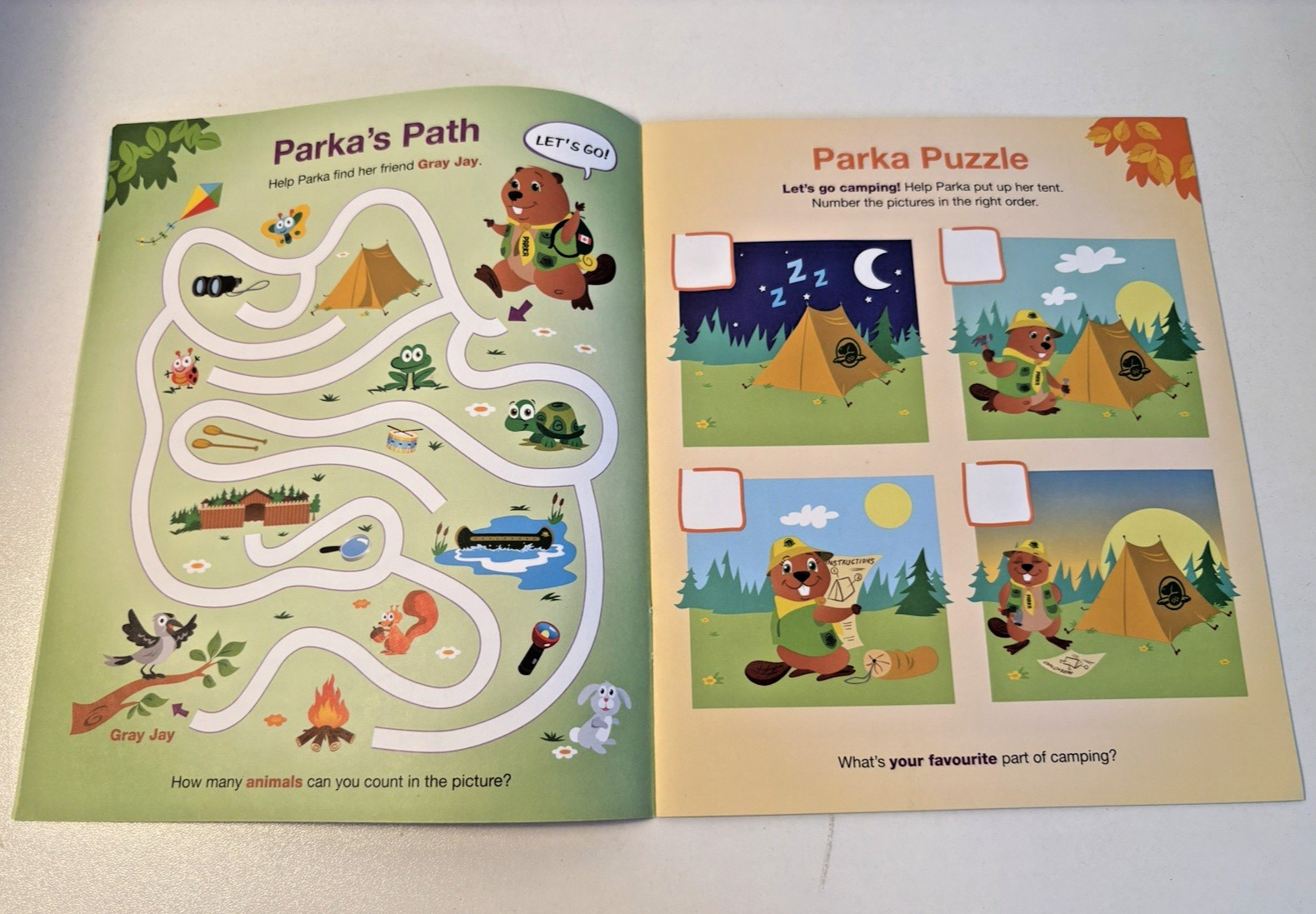 Club Parka Activity Book Kids Parks Canada Government Canada