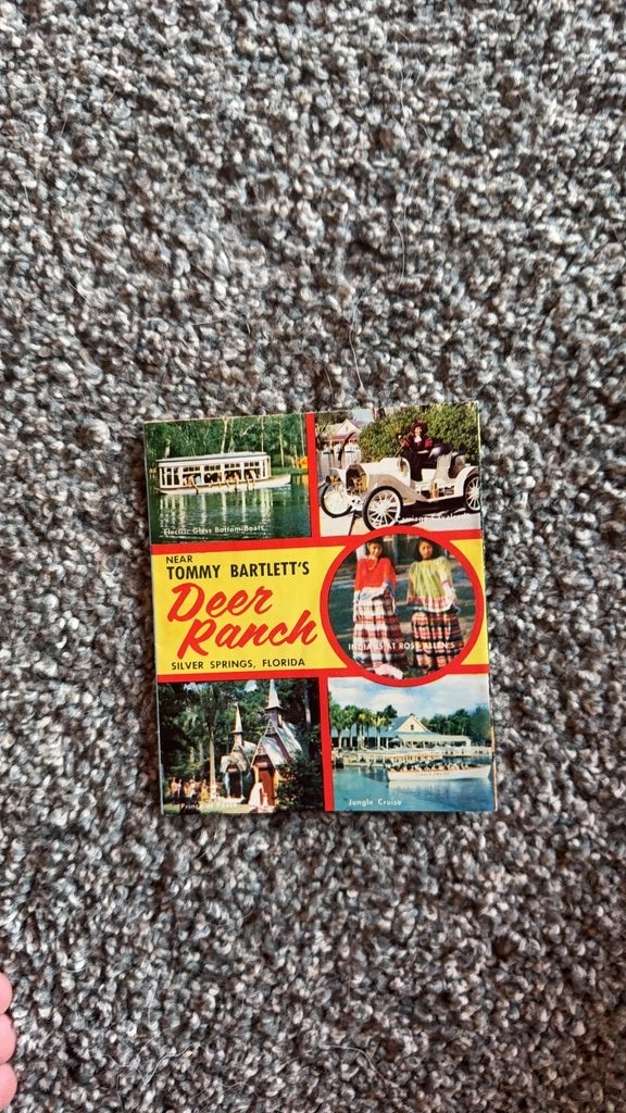 Tommy Bartlett’s Deer Ranch Brochure, Silver Springs, Florida