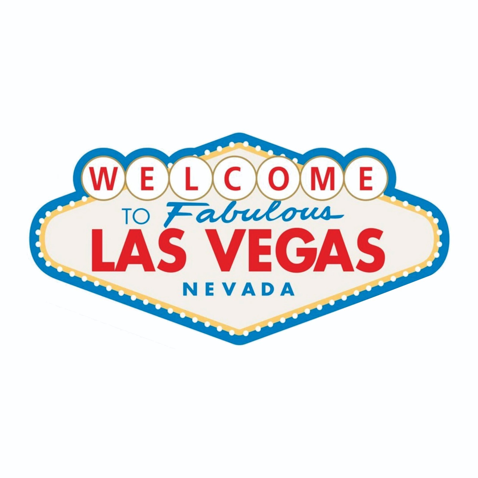 Welcome To Fabulous Las Vegas Sticker Decal