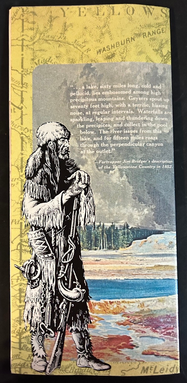 Vintage 1967 Yellowstone National Park Travel Brochure Thomas Moran Paintings