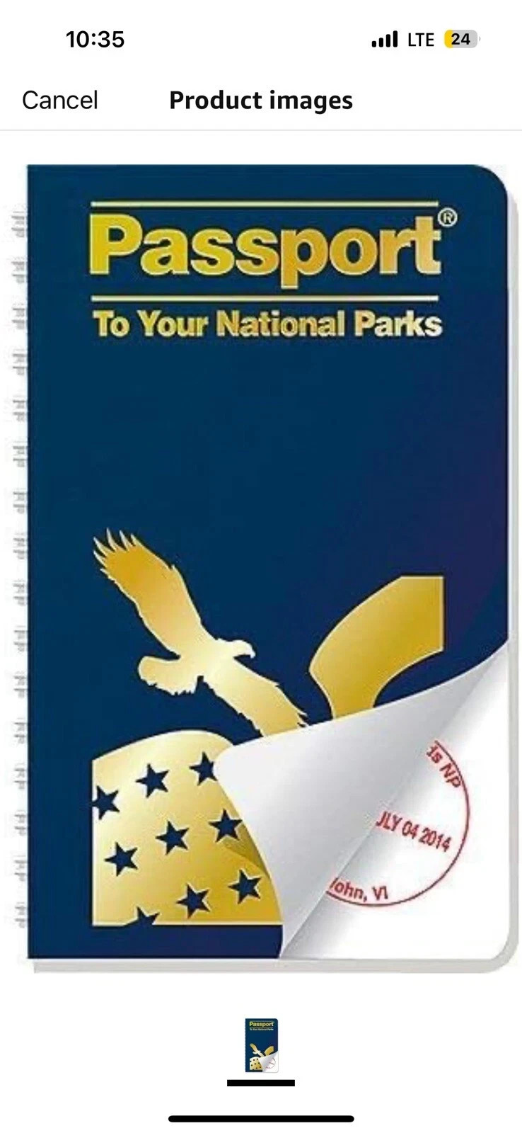 Passport to Your National Parks – US Park Souvenir – NWT – Collect Stamps