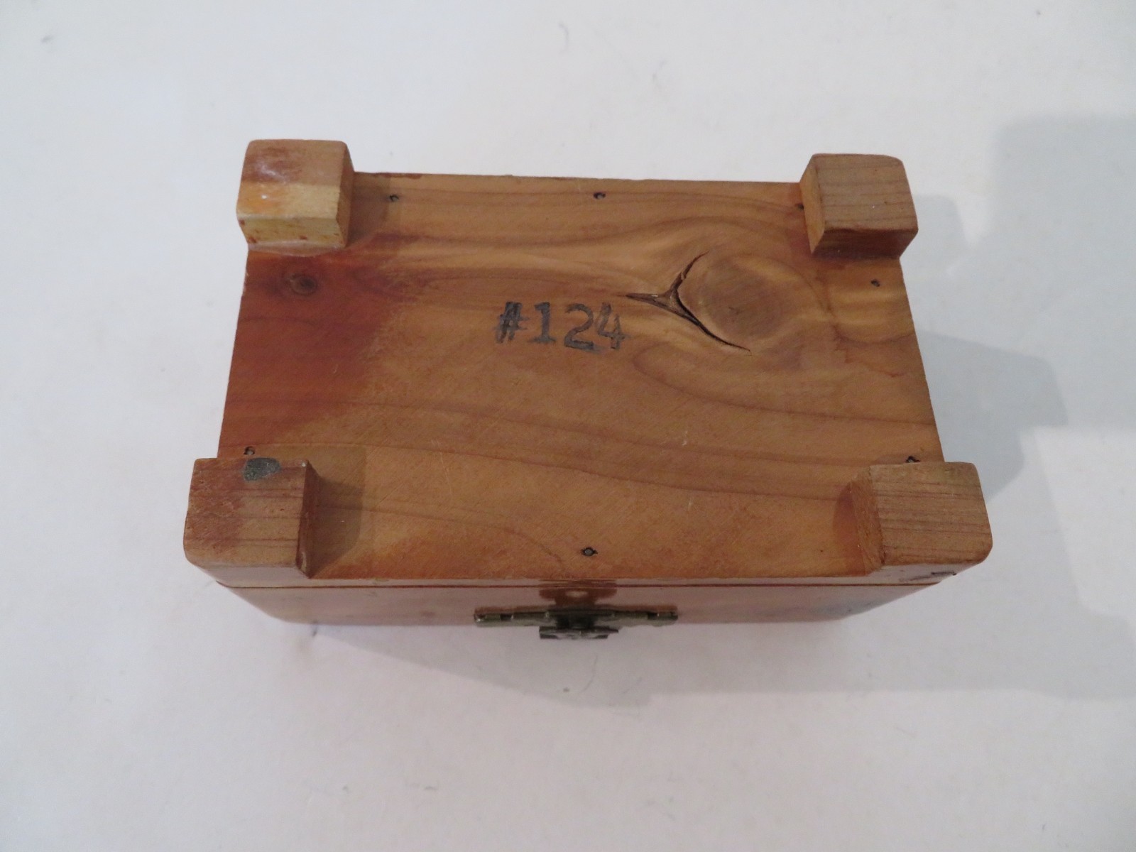 Vintage Lassen National Park Souvenir Cedar Mini Box – Cal. is Pre 1963 –