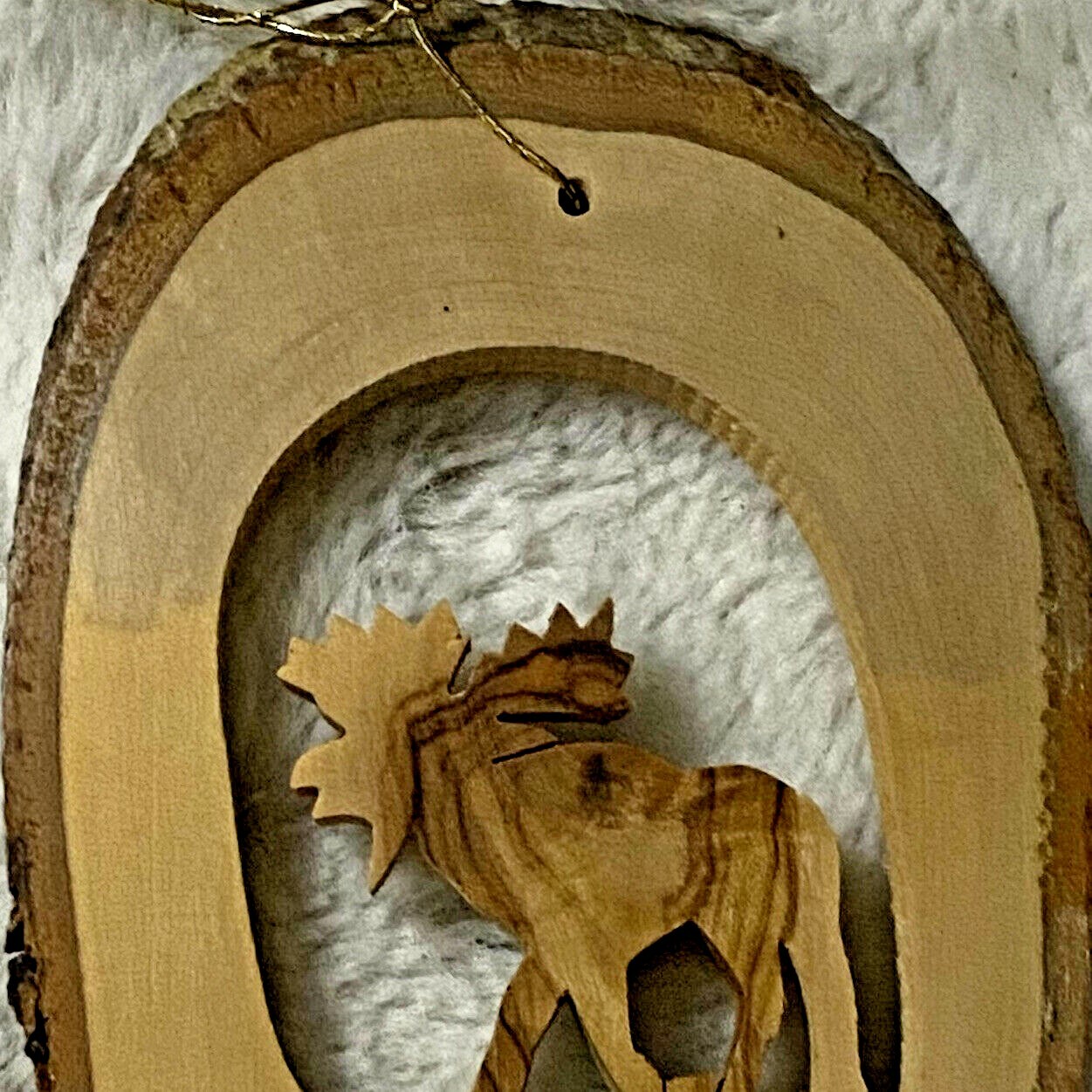 Yellowstone National Park Wooden Ornament Die Cut Moose Retro Souvenir Unique