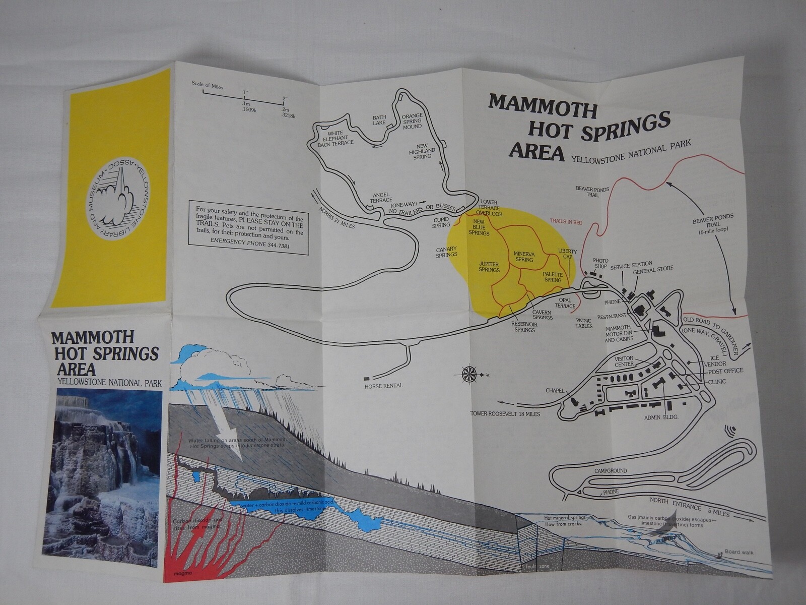 Vintage Yellowstone Maps, Brochures, Guides, Postcard, Reward Notice