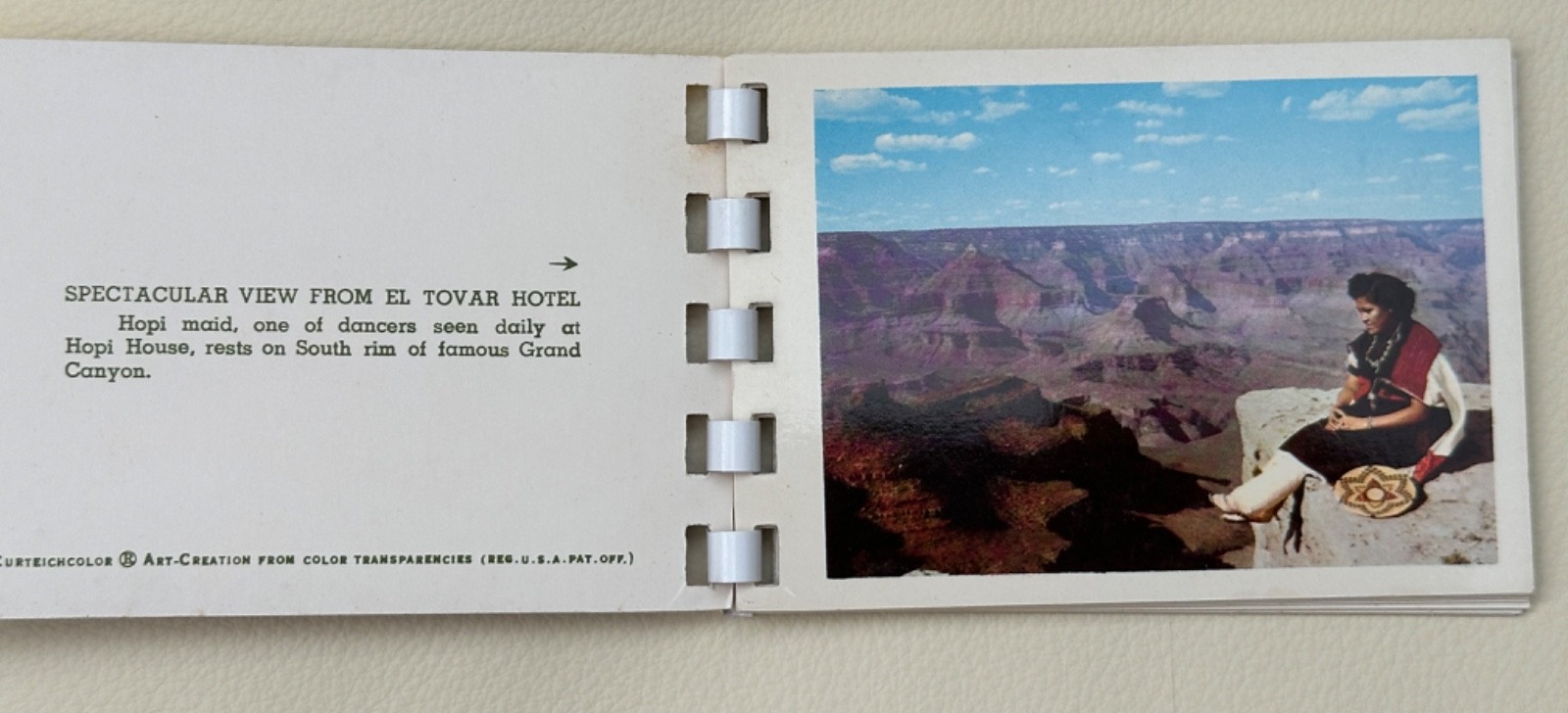 Grand Canyon National Park vintage booklet, 10 photos Published for Fred Harvey