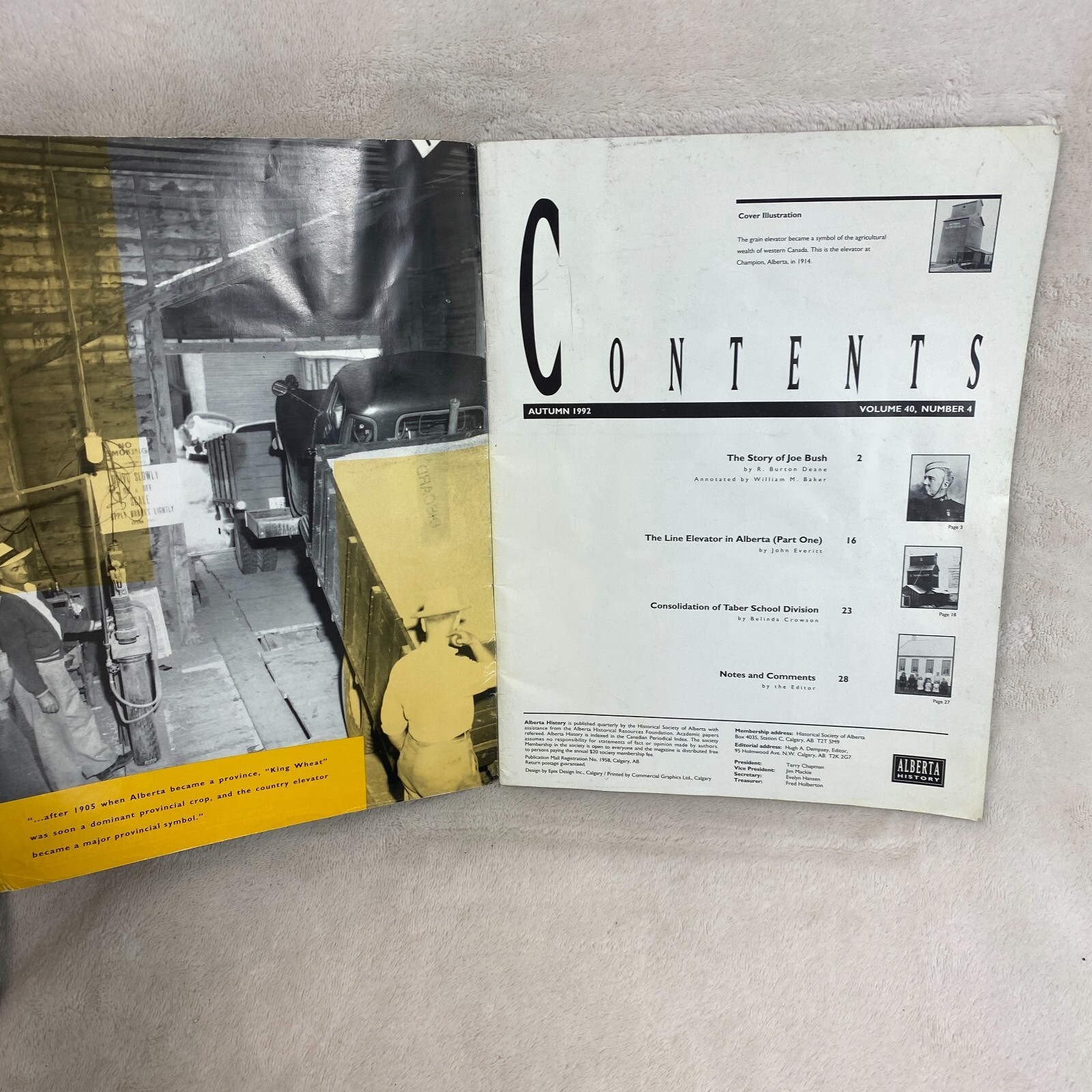 Alberta History Autumn 1992 Vol 40 #4