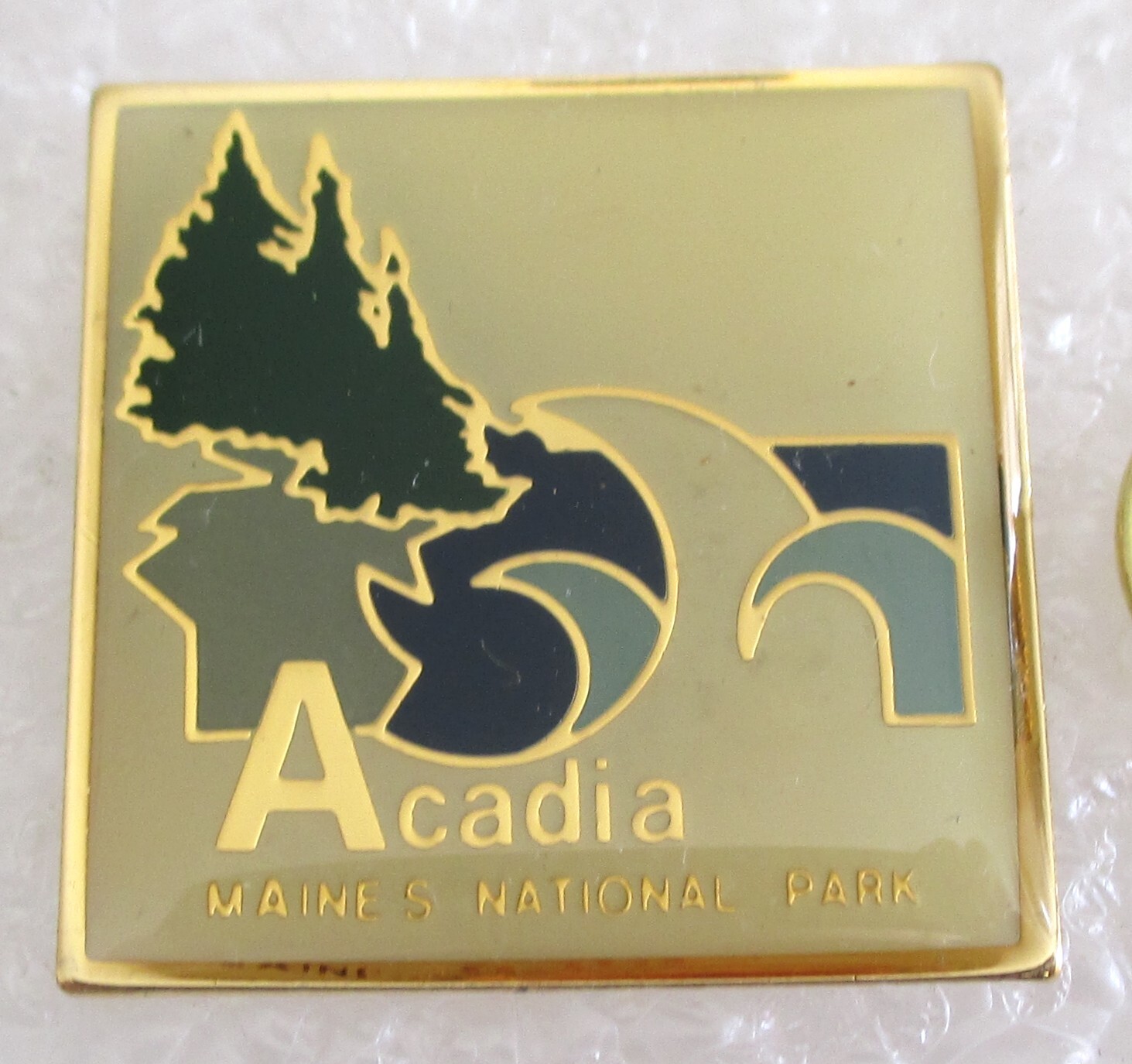 Vintage Acadia – Maine’s National Park Tourist Travel Souvenir Pin