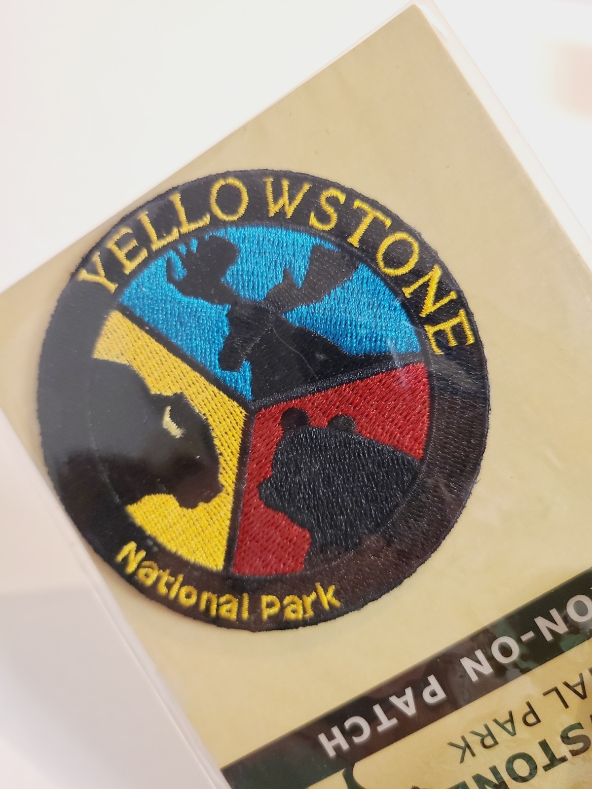 NEW Yellowstone National Park Commemorative Travel Iron On Patch Moose Bison…