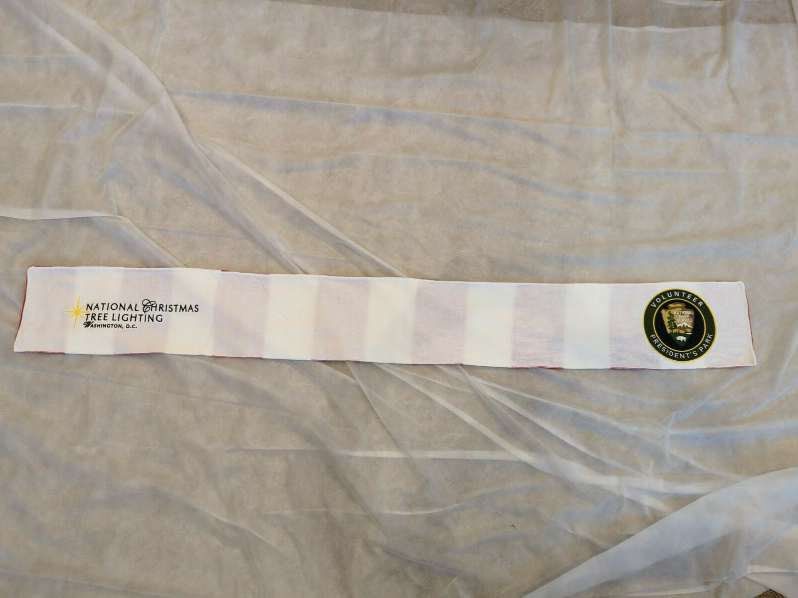 National Christmas Tree Lighting Volunteer Scarf Presidents Park