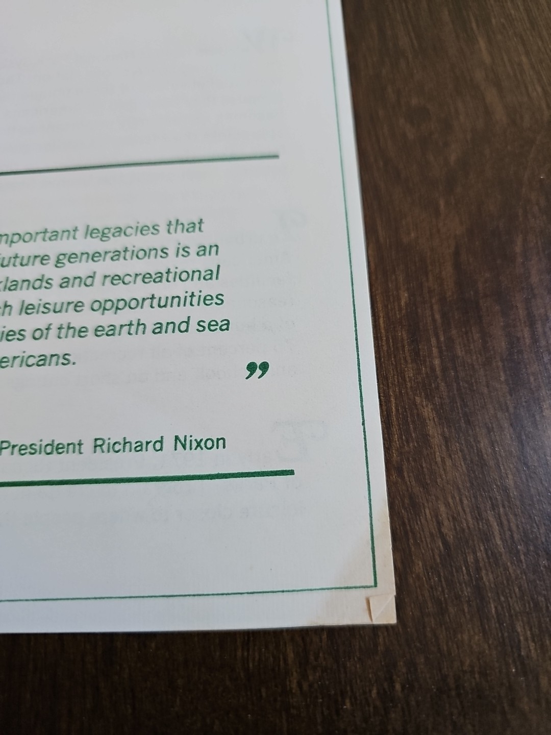 Vtg 1972 Legacy Of Parks “Bringing Parks To The People” Us Dept Of Interior