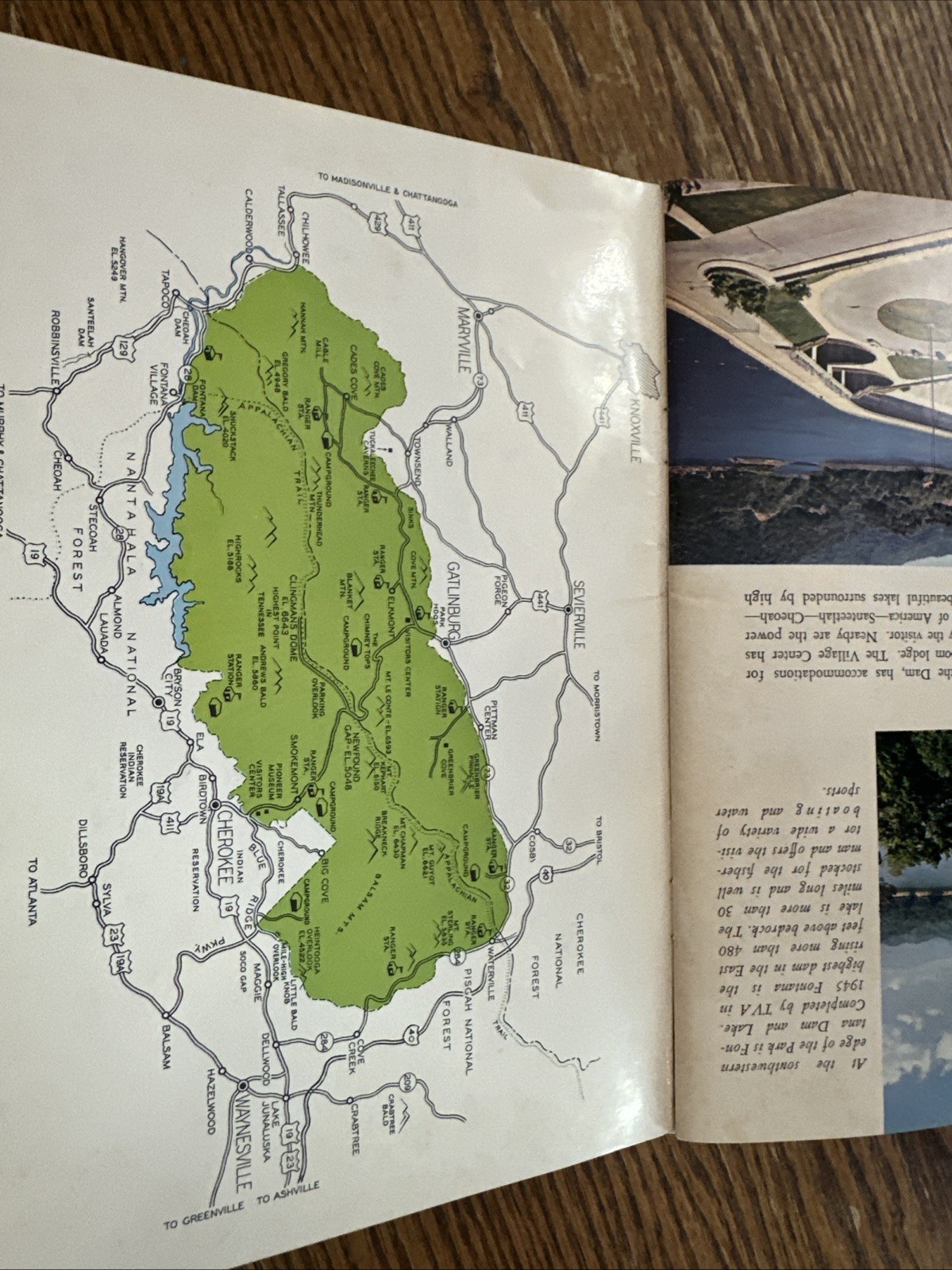 Vintage The Great Smoky Mountains National Park Booklet 1966 W.M. Cline Co.