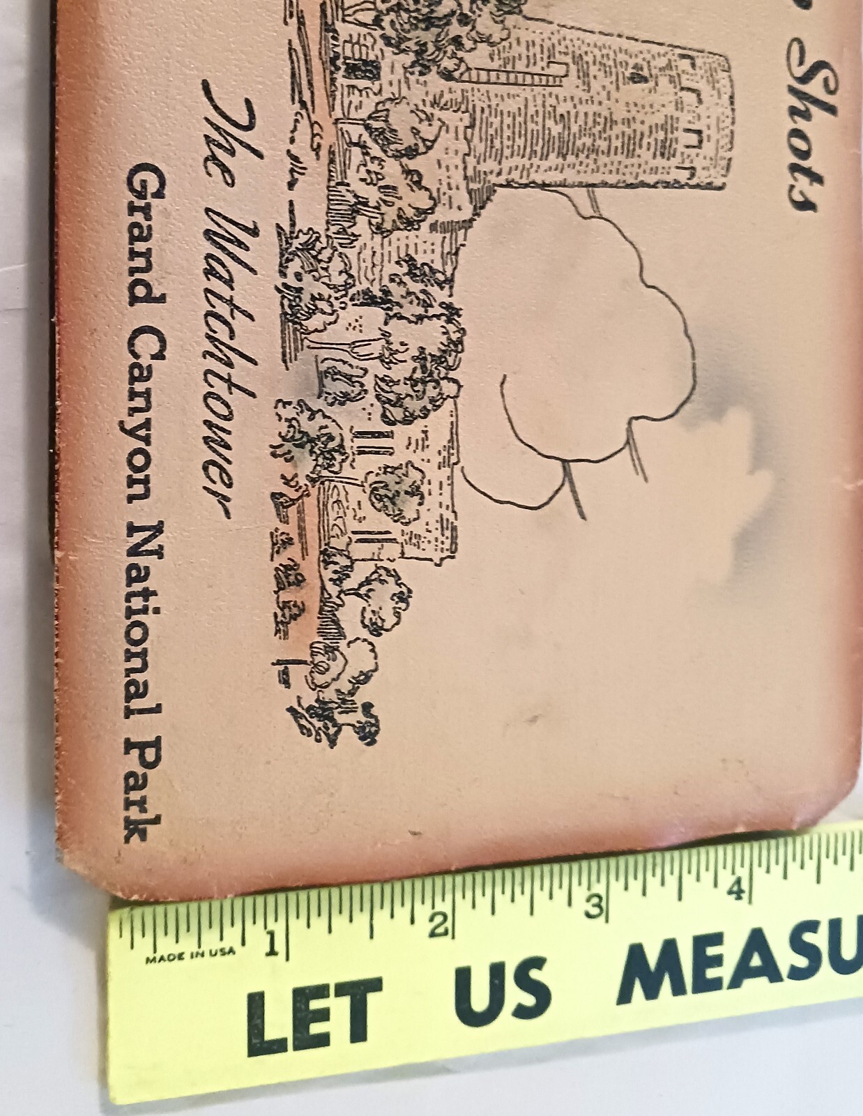 1956 Childs Photo Album Vintage Watchtower Grand Canyon Park Snap Shots