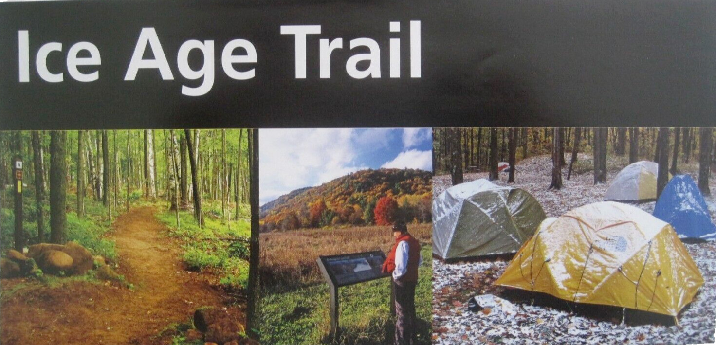 Ice Age National Scenic Trail National Park Service Unigrid Brochure Map