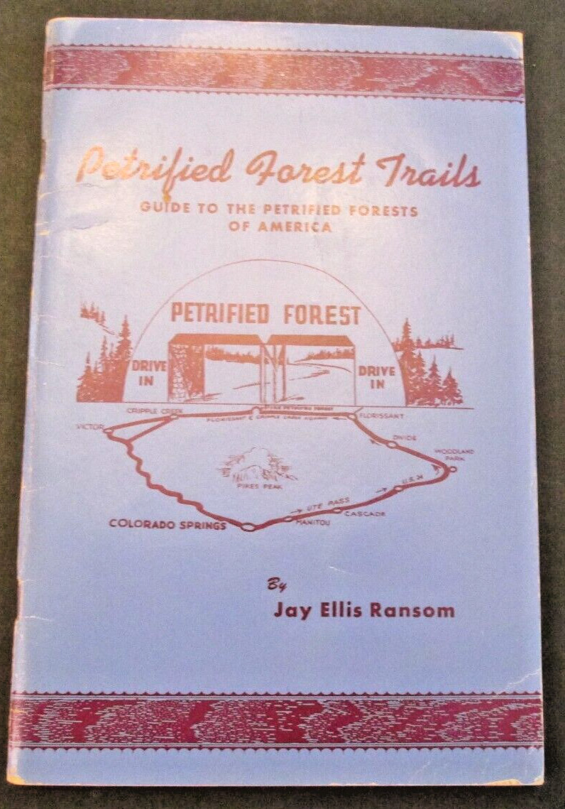 VTG 1955 Petrified Forest Trails Jay Ellis Ransom Booklet Pictures References
