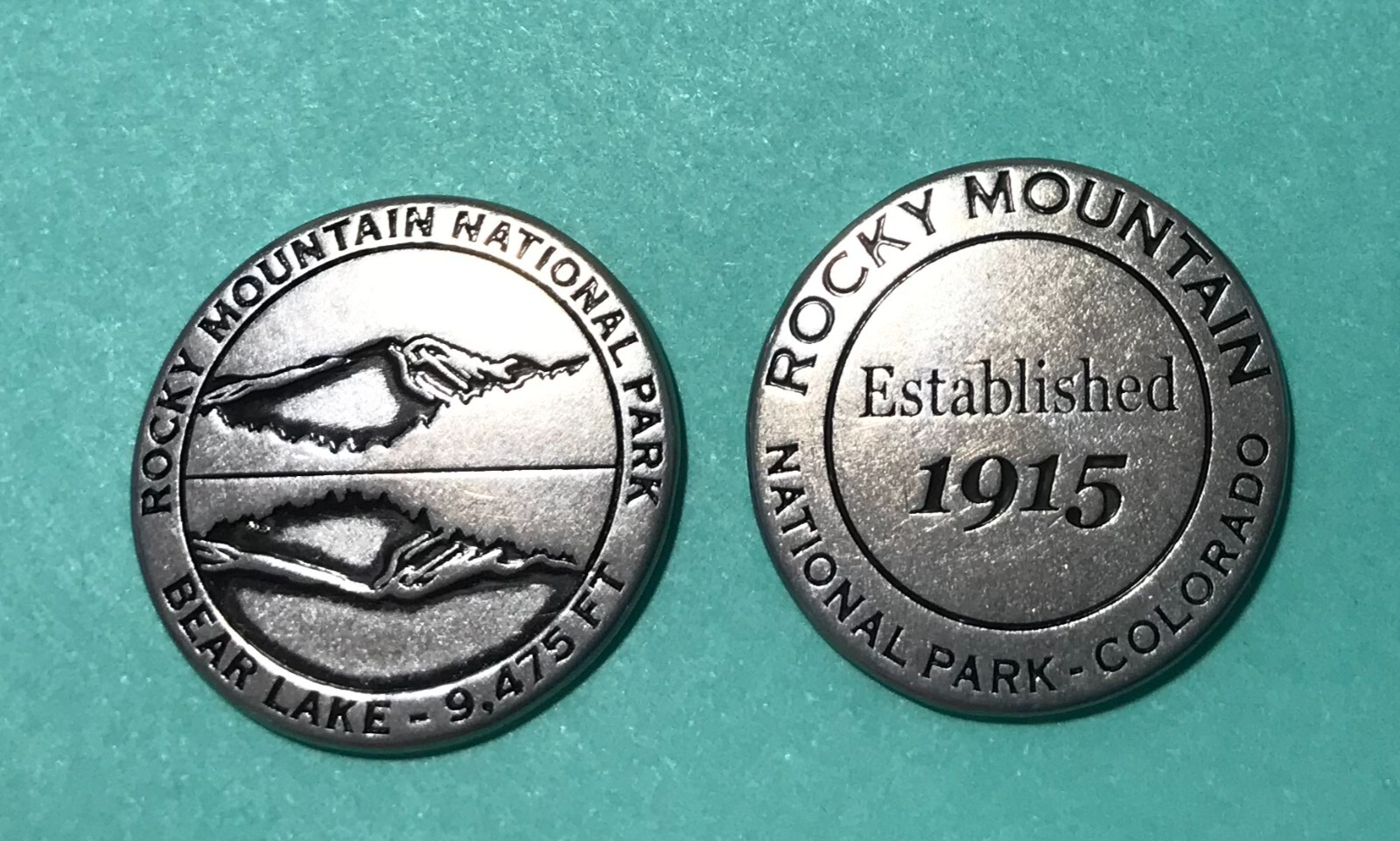 Rocky Mountain National Park Bear Lake Collectible Token