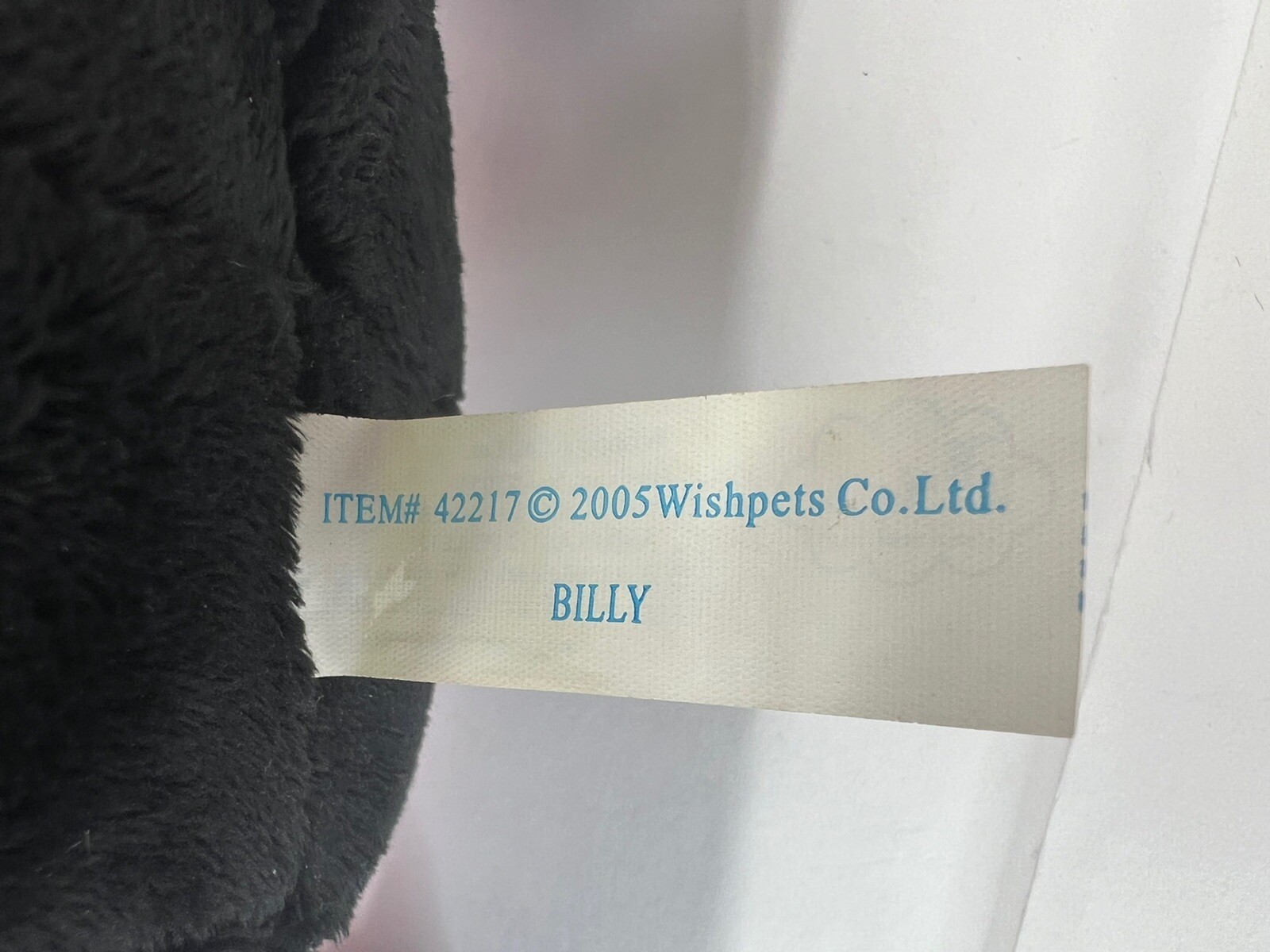Wishpets Billy Black Bear Plush With Pink Rocky Mountain National Park Hoodie 9”
