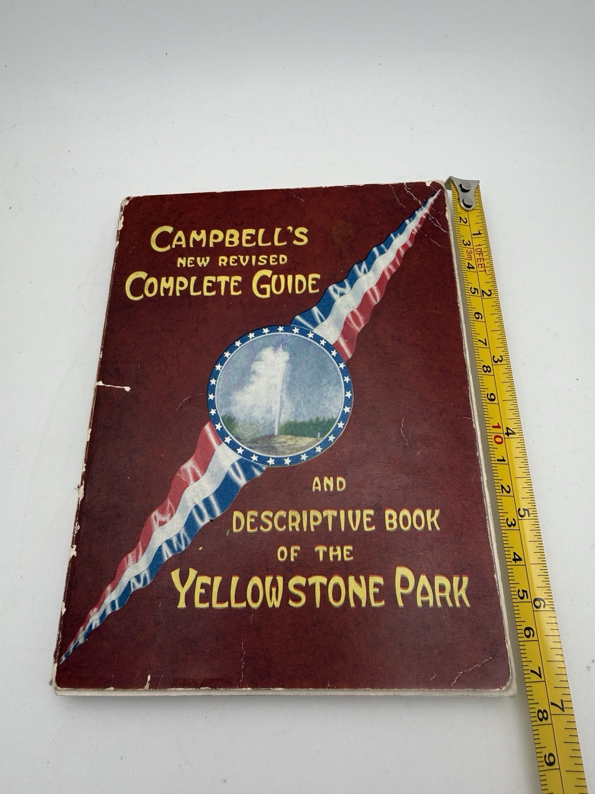 1923 Campbell Yellowstone Park Guide 4th Ed Softcover Map Camp Brochure