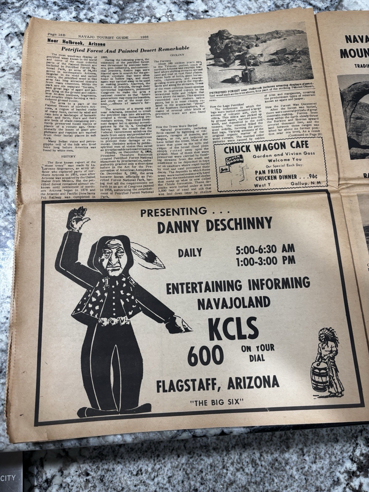 Vintage 1966 Navajoland Tourist Guide Route 66 Gallup NM Native American
