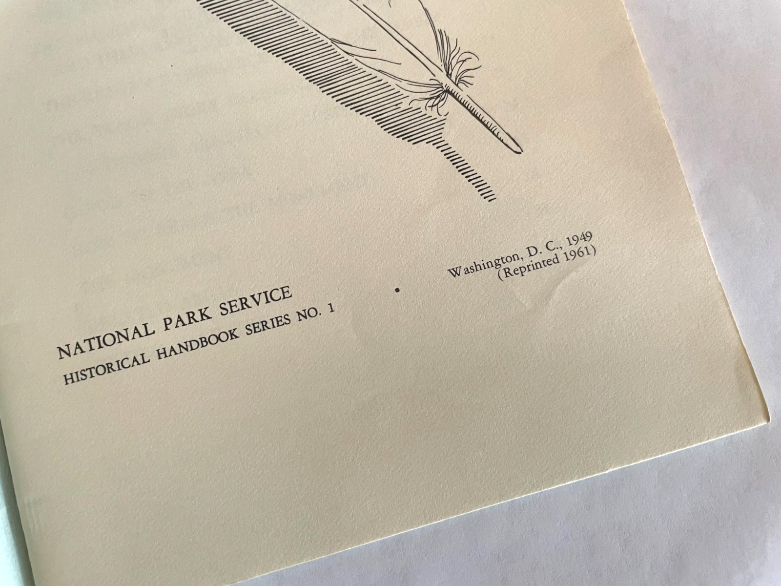 Custer Battlefield National Park Montana Vintage Travel Booklet 1949 1961