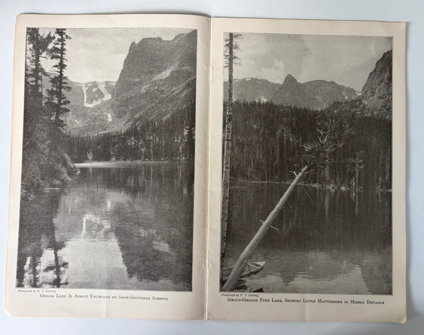 1916 Rocky Mountain National Park Booklet Dept of Interior Franklin Lane