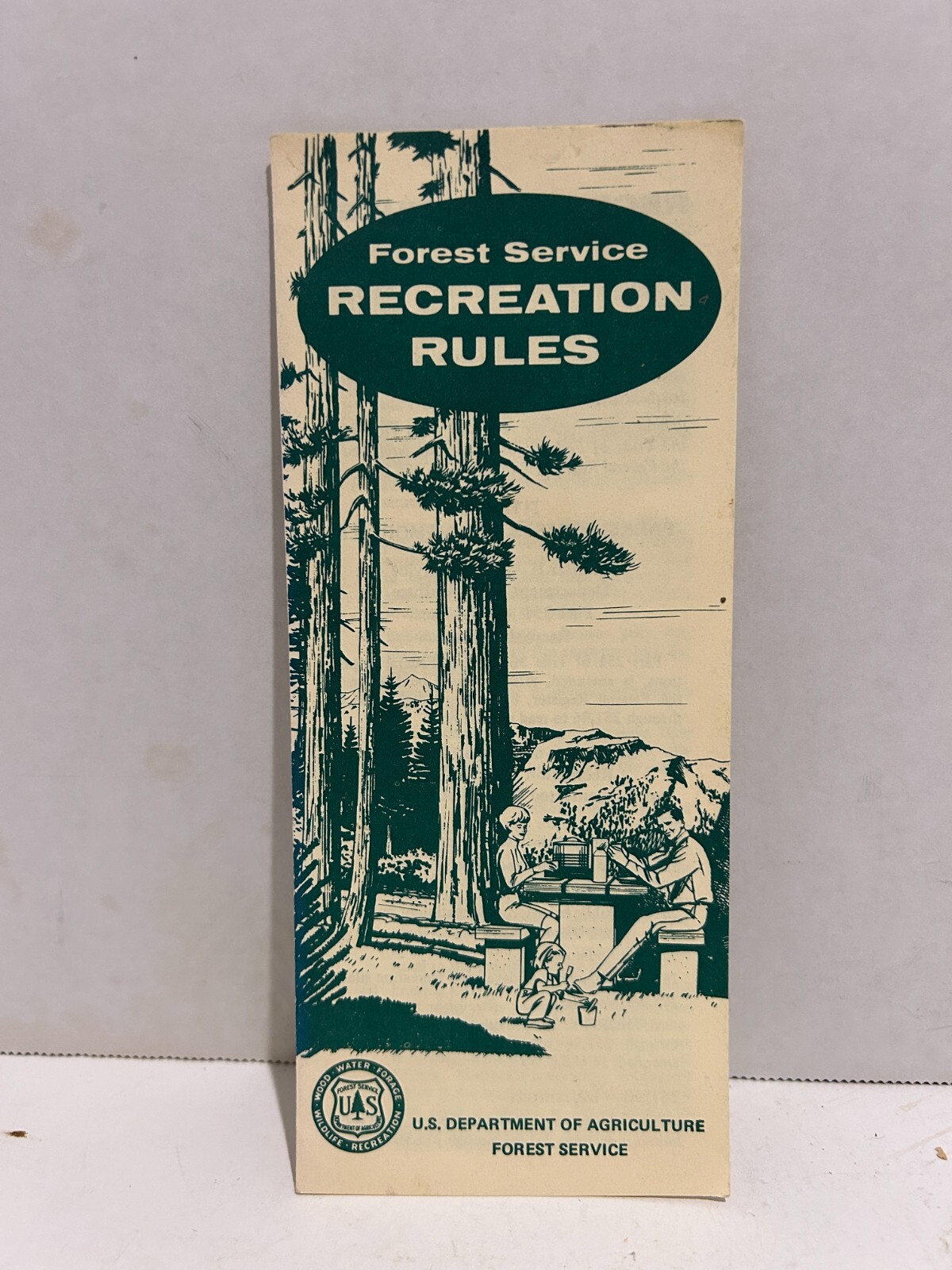 Forest Service Recreation Rules Brochure Pamphlet 1967 USDA NM
