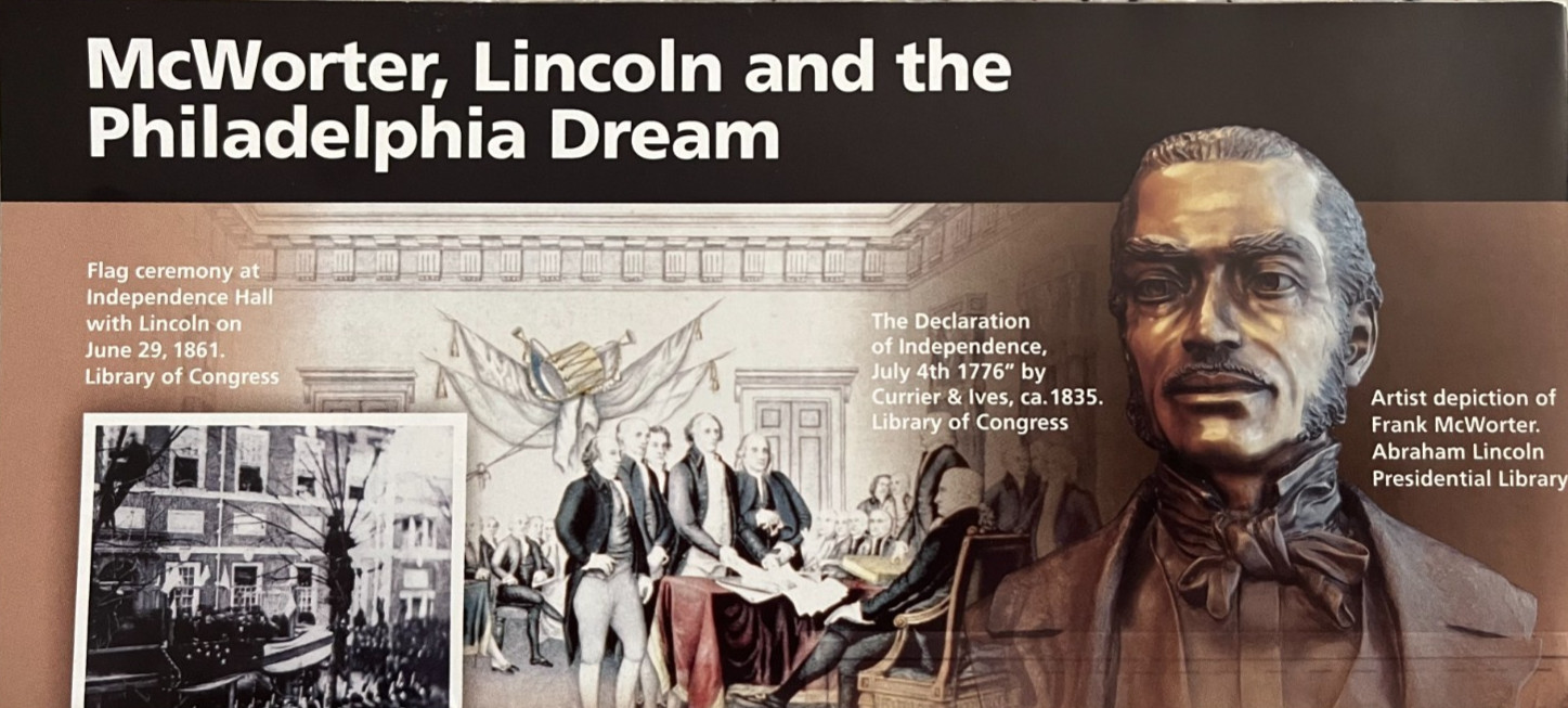 McWORTER/LINCOLN & the PHILADELPHIA DREAM NATIONAL PARK SERVICE UNIGRID BROCHURE