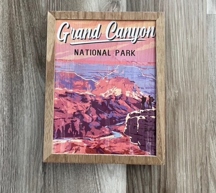 NATIONAL PARKS WALL ART – GRAND CANYON NATIONAL PARK used