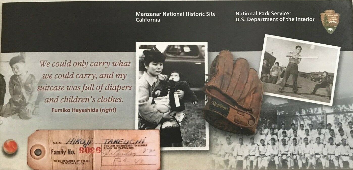 2026 MANZANAR NHS – California NATIONAL PARK SERVICE UNIGRID BROCHURE/MAP New