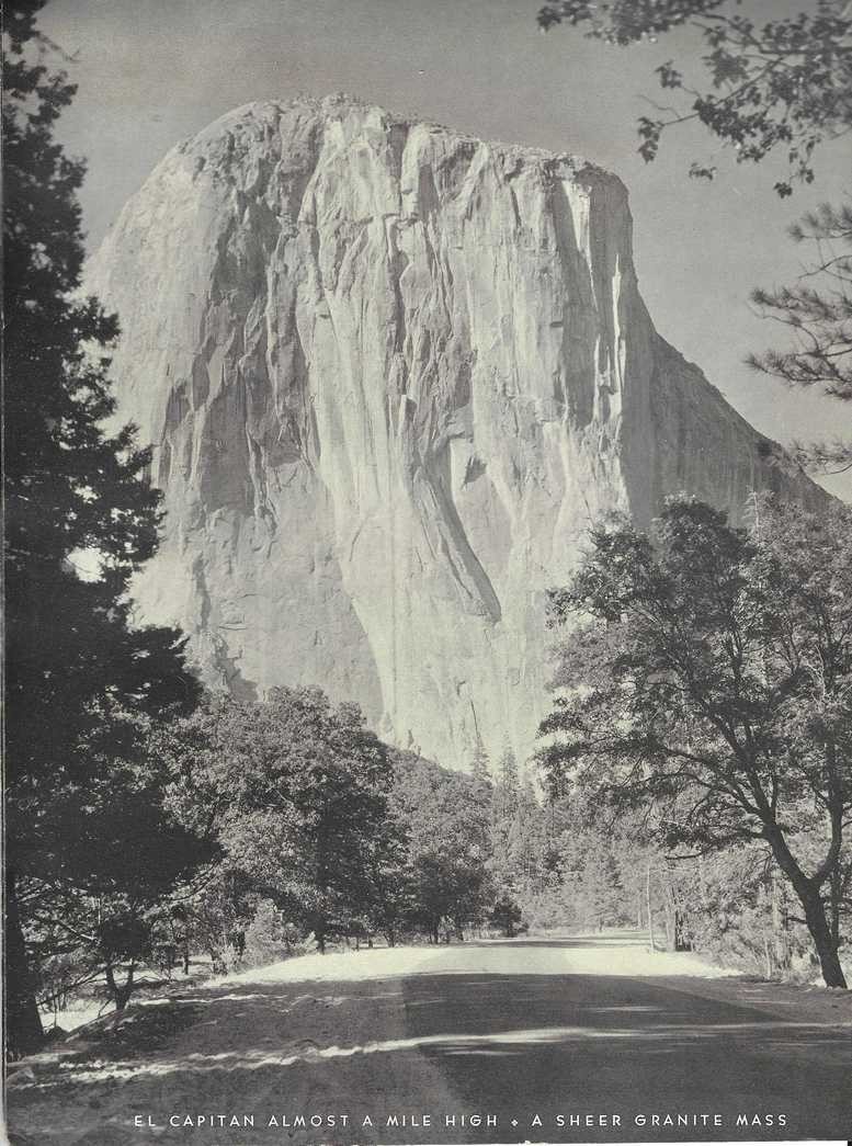 1909–56 mixed lot YOSEMITE NATIONAL PARK Brochures, Postcards, Print, Photos etc