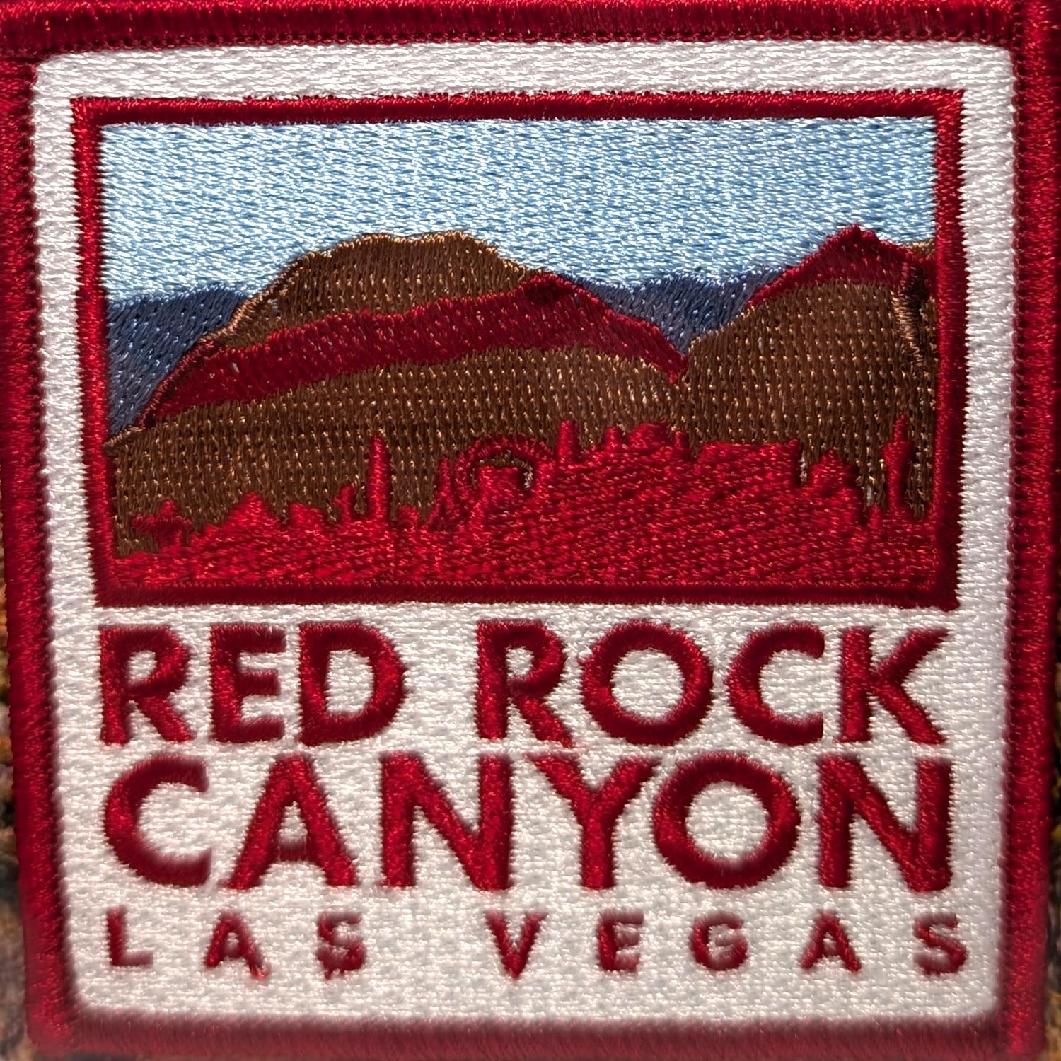 Red Rock Canyon National Park Las Vegas Nevada Embroidered Patch Souvenir