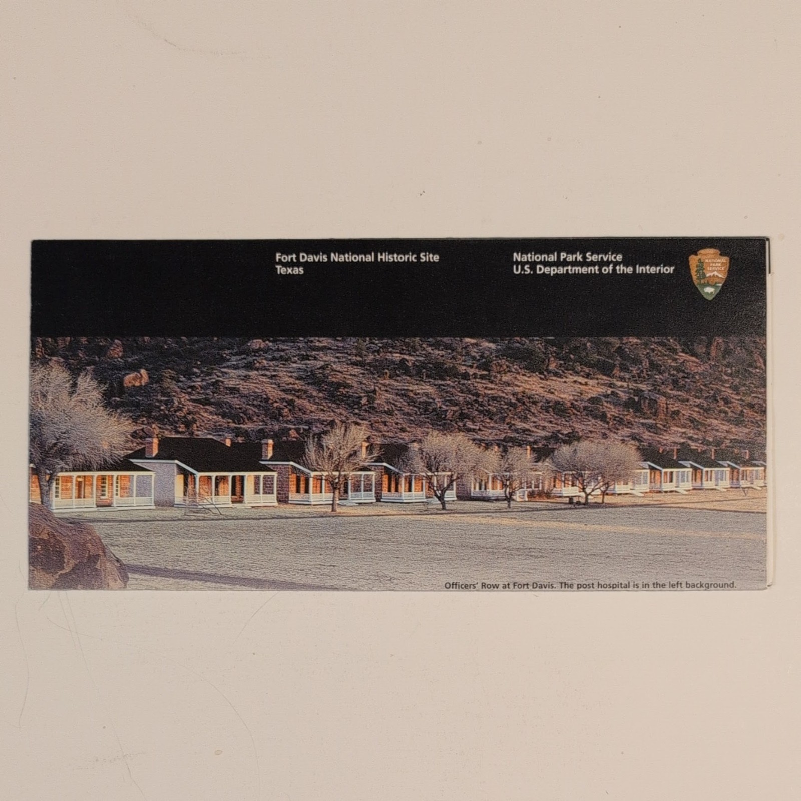 Ford Davis Texas National Park Service NPS Unigrid GPO 2006 Reprint 2006