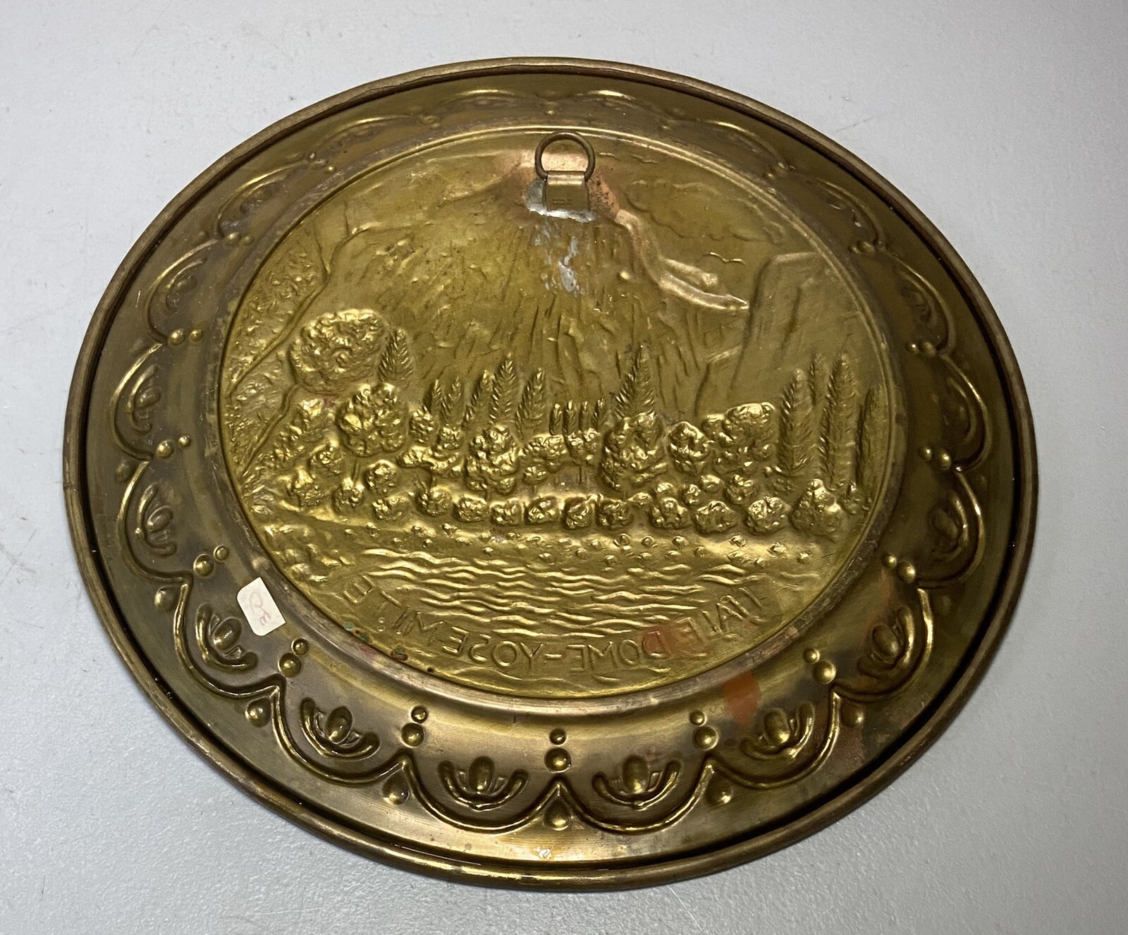 Vintage Yosemite National Park ￼California Half Dome Rock 10” Metal Wall Plaque