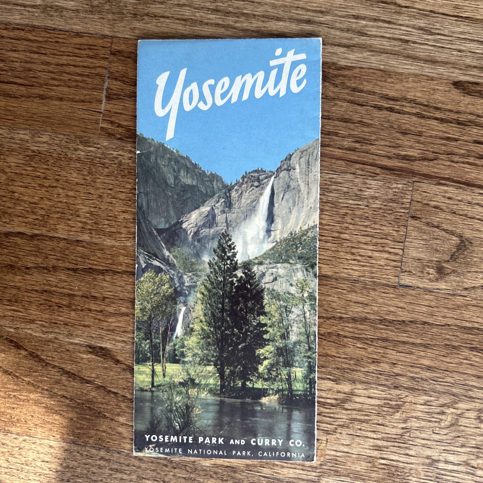 3 Vintage 1952 – Yosemite National Park California – Souvenir Brochures