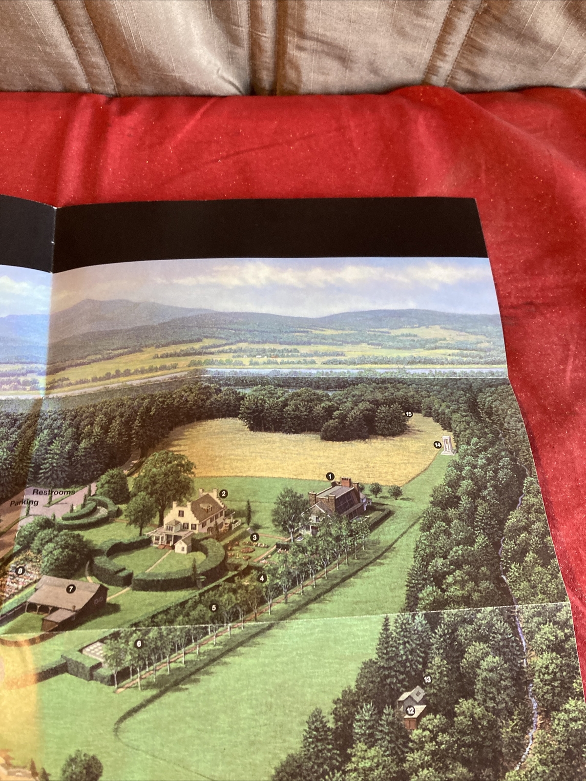 Vintage 1990’s Saint-Gaudens Official Map and Guide National Historic Site