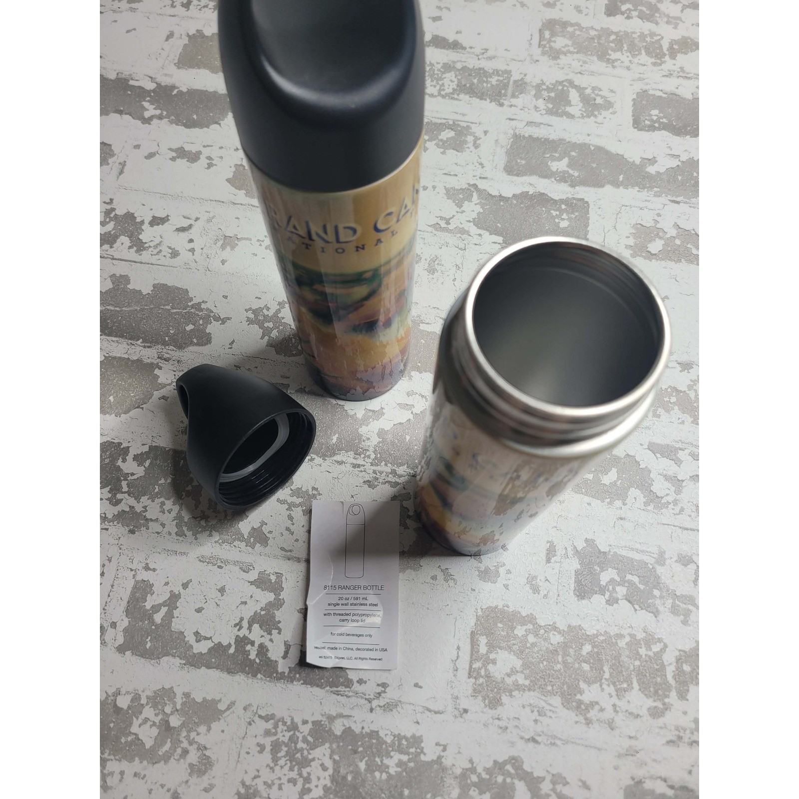 NEW Grand Canyon National Park Insulated Bottles 20oz Set of 2 Ranger Bottle