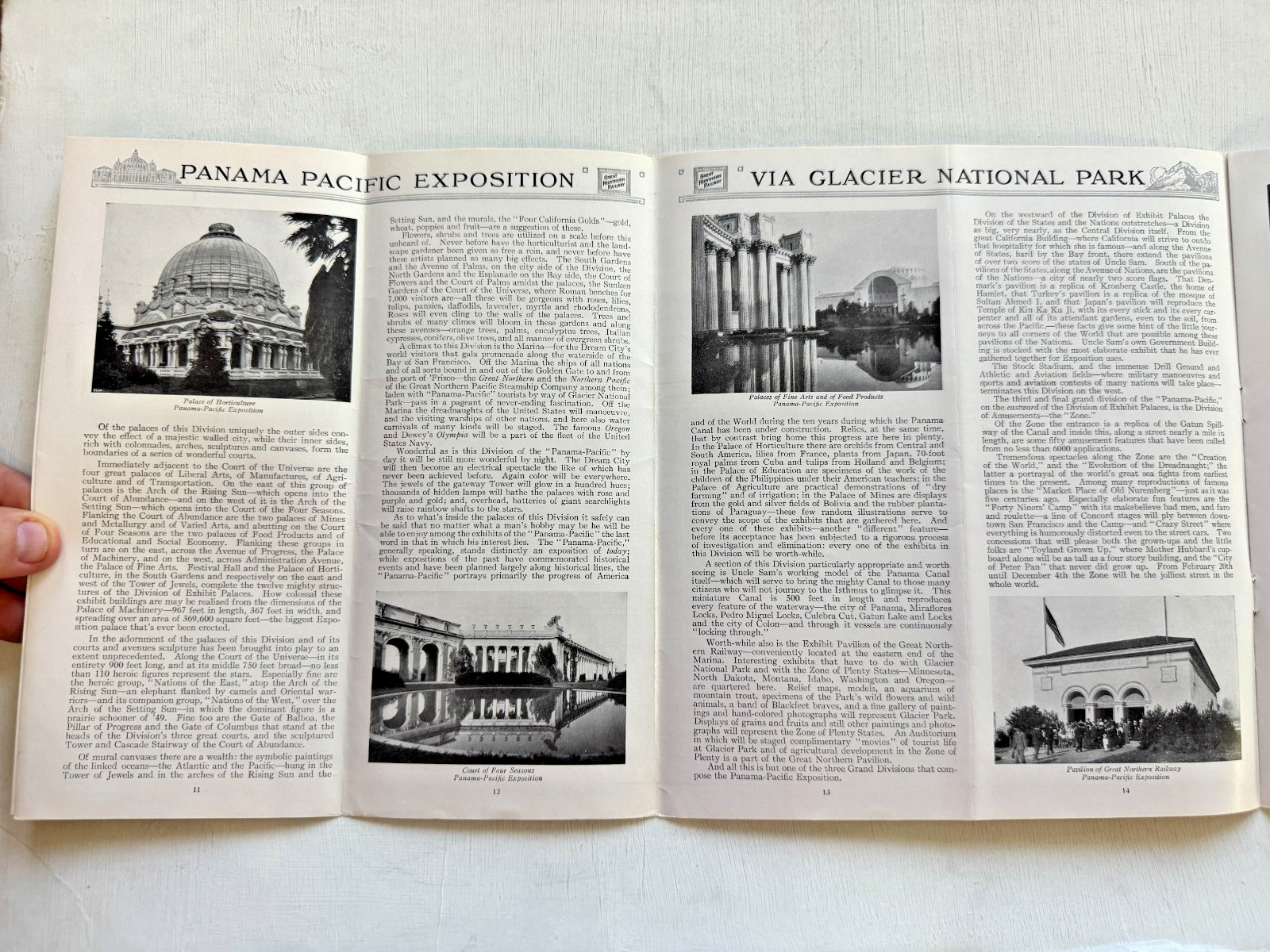Amazing 1915 Travel Brochure Glacier National Park – Panama Pacific Expo Issue