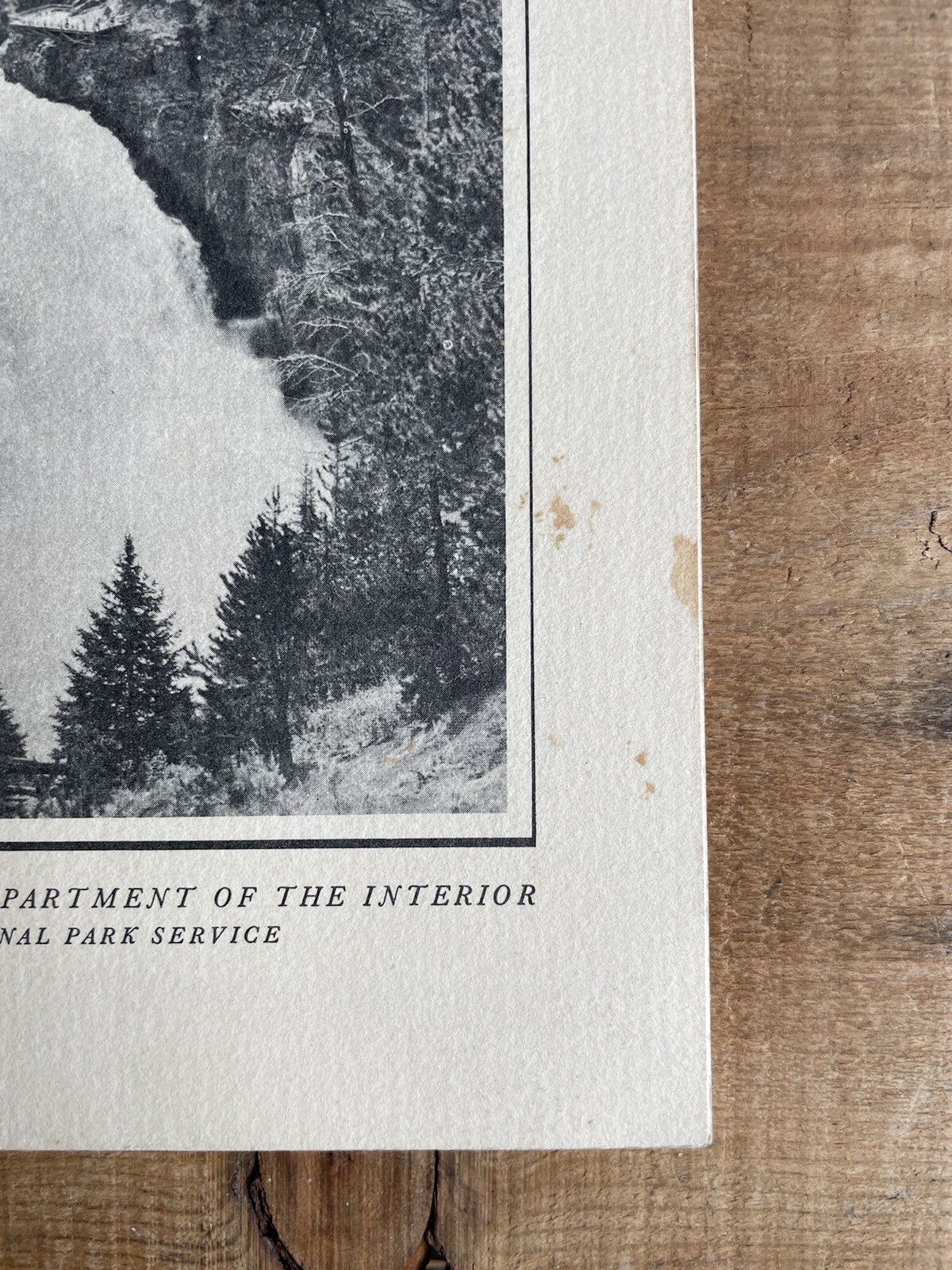 Early Vintage Yellowstone National Park Wyoming US Dept Of The Interior Brochure