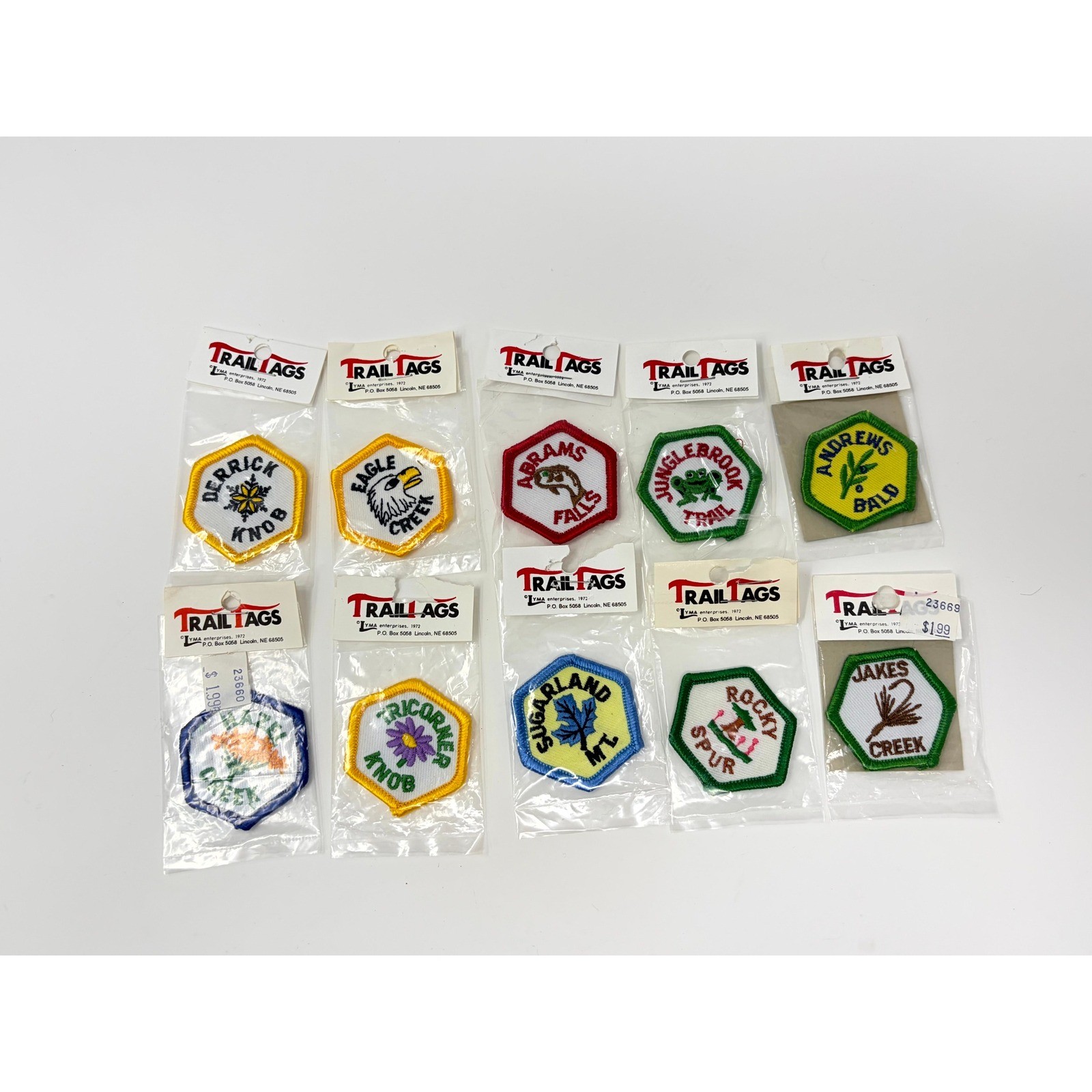 Vintage Trail Tags Great Smoky Mountains National Park Patches + More Lot of 10