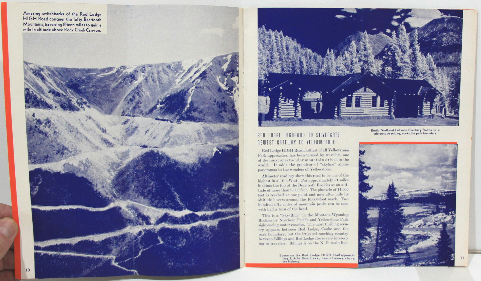 1955 Northern Pacific Railroad Tourist Booklet for Yellowstone National Park