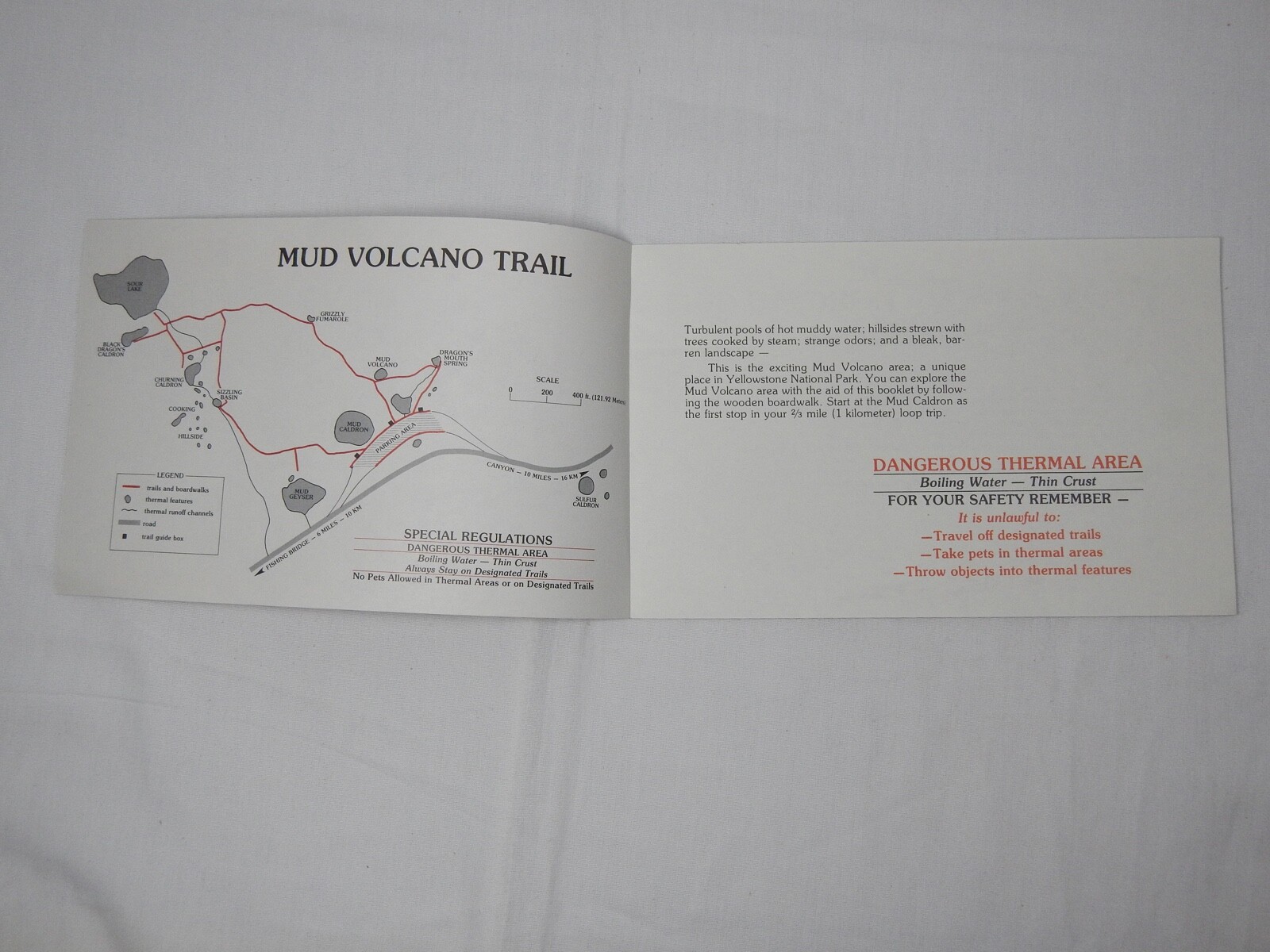 Vintage Yellowstone Maps, Brochures, Guides, Postcard, Reward Notice
