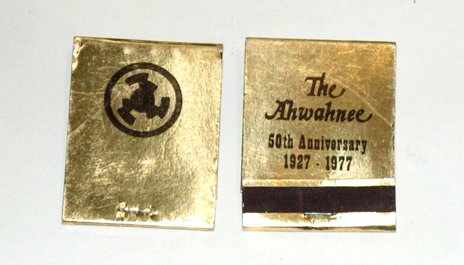 Vintage 1977 The Ahwahnee 50th Anniversary FULL Matchbook Yosemite National Park
