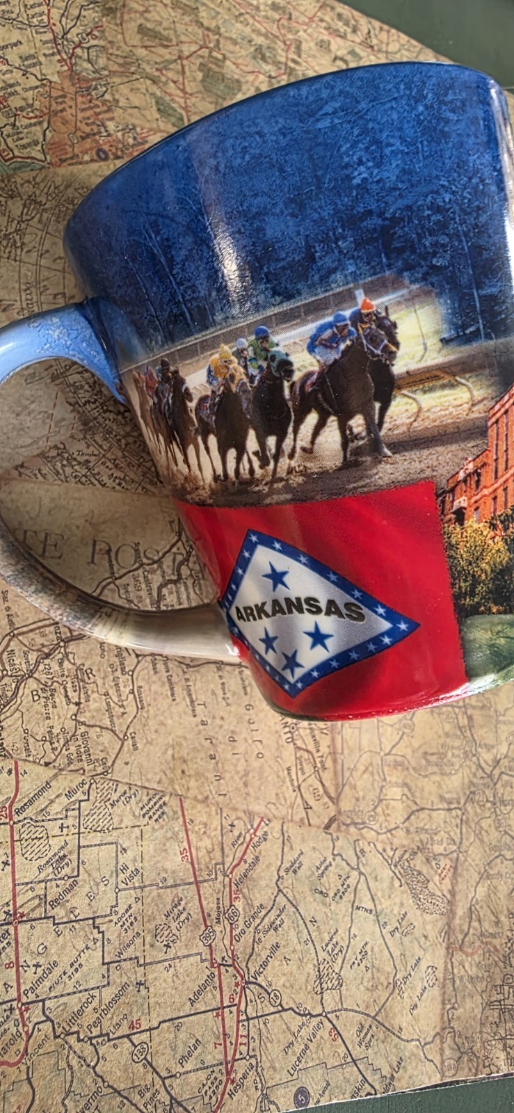 ARKANSAS HOT SPRINGS NATIONAL PARK MUG Coffee Bathouse Row Army Navy Hospital
