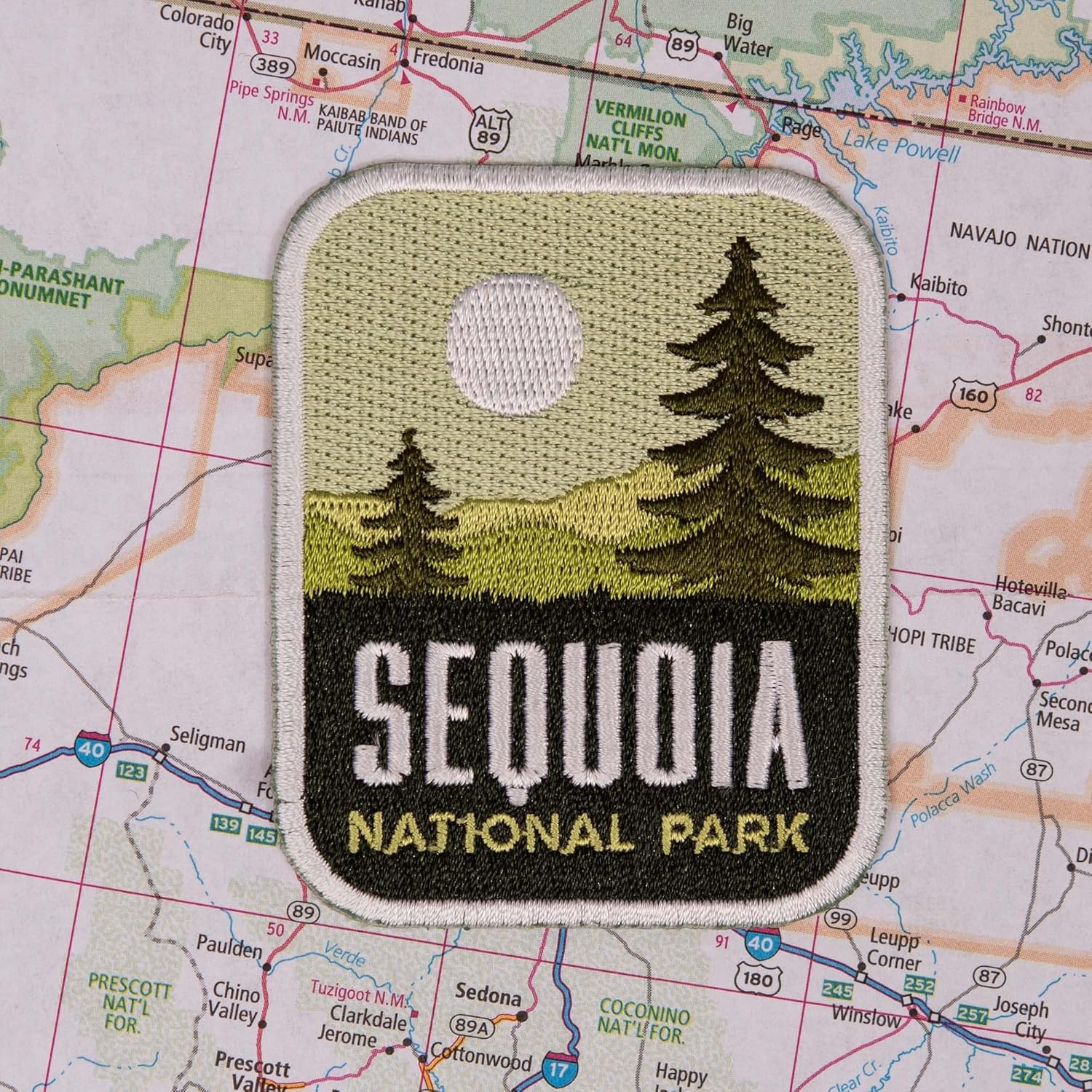 Sequoia National Park Patch – Sequoia Souvenir – Sequoia Iron on Travel Badge