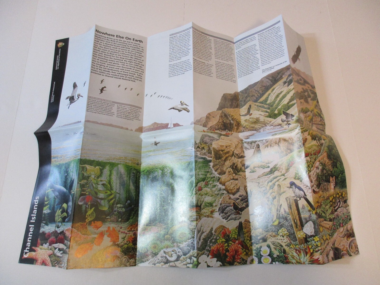 2017 Channel Islands California National Park System Brochure Map Guide~B24