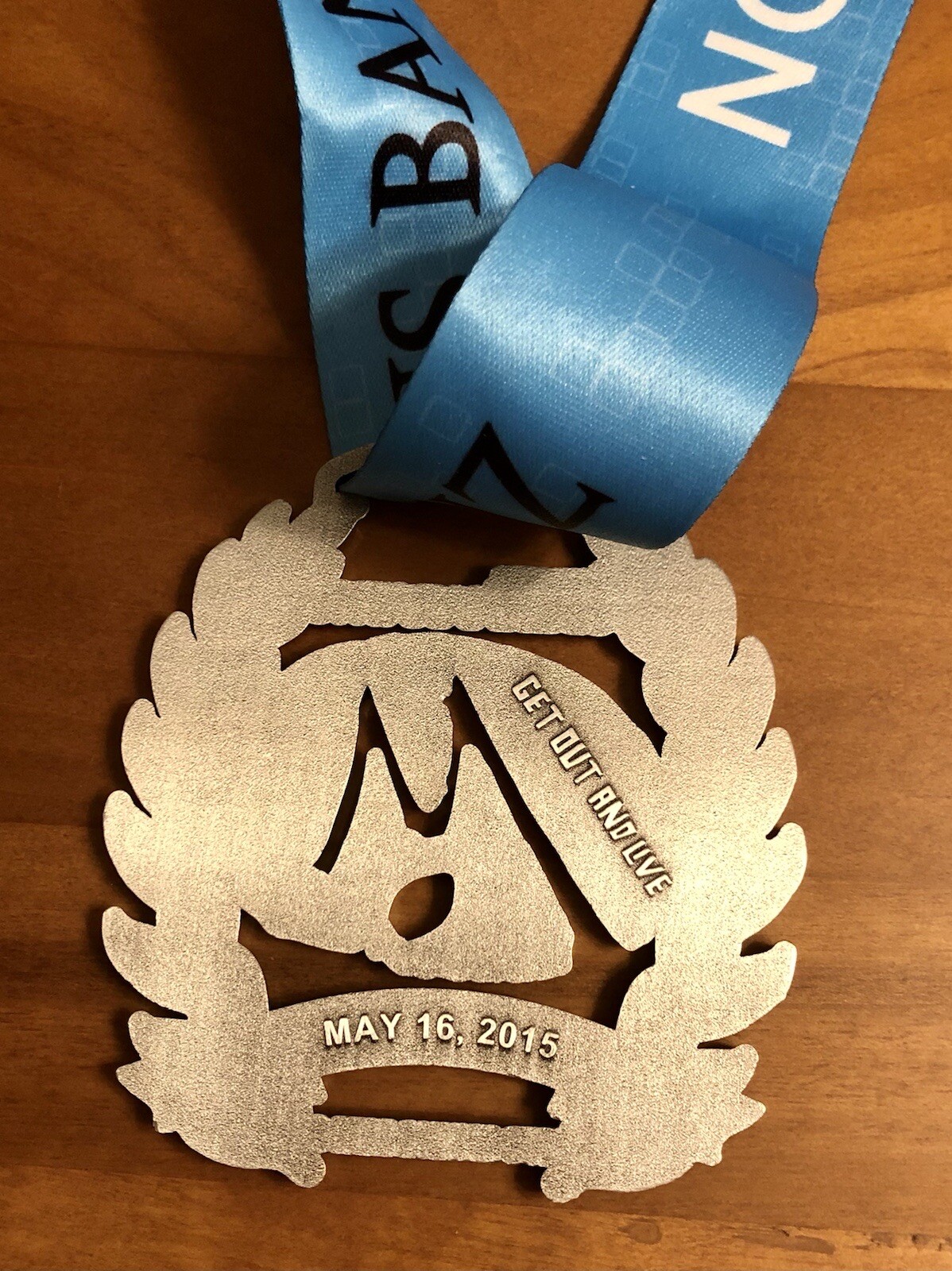 2015 Zion’s Bank Ogden Marathon Finisher 26.2 Mile Race Run Medal Award Utah UT