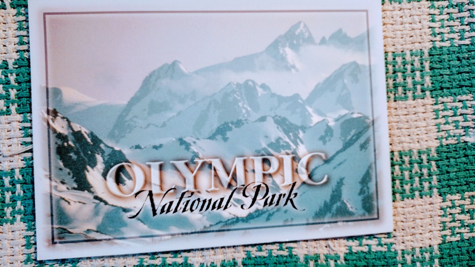 BEAUTIFUL CHROME POST CARD OLYMPIC NATIONAL PARK WASHINGTON PORT ANGELES WA